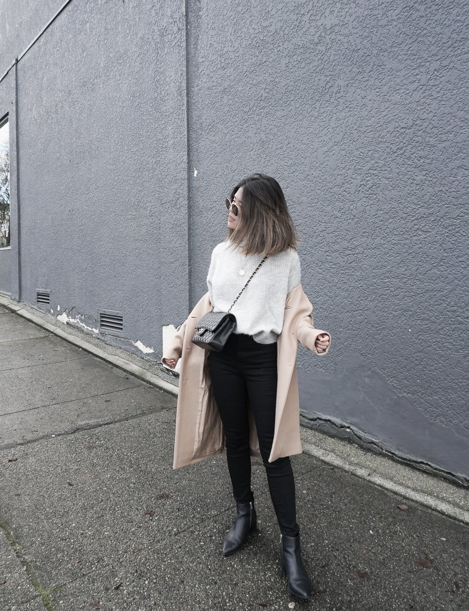 Everlane The Cocoon Coat in Camel