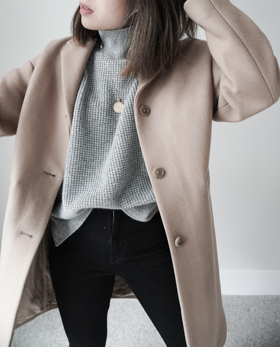 Everlane The Cocoon Coat in Camel